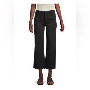 7 for all Mankind b (air) cropped boot denim black